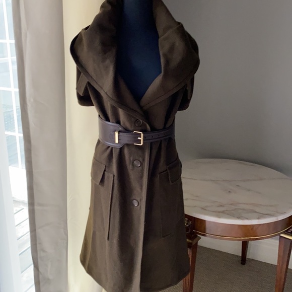 MAX AZRIA HOODED CAPE ONE SIZE - Picture 12 of 15